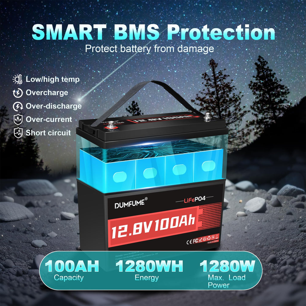 12V 100Ah LiFePO4 Battery Group 31 X508181
