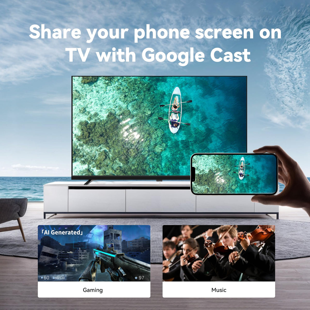40-inch 1080p Full HD Smart TV V3341