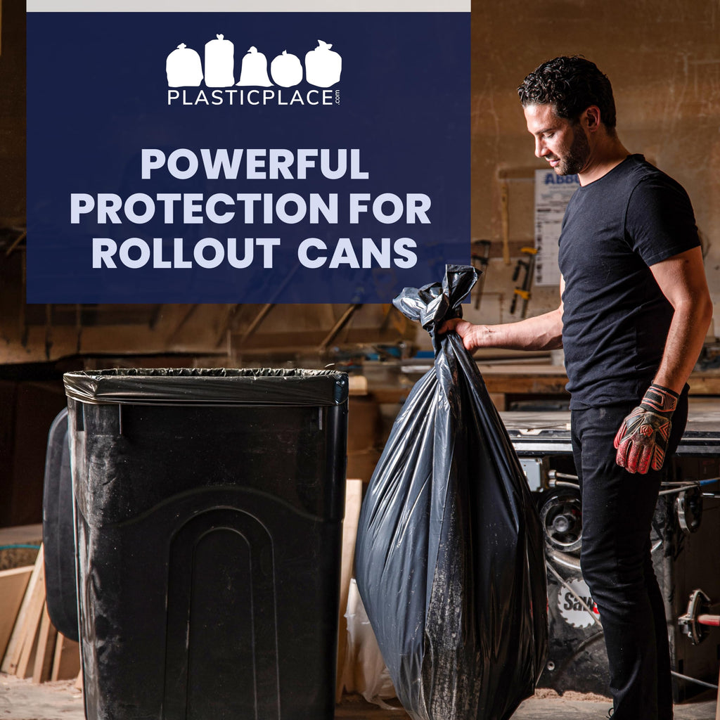 95-96 Gallon Heavy Duty Black Trash Bags X2813