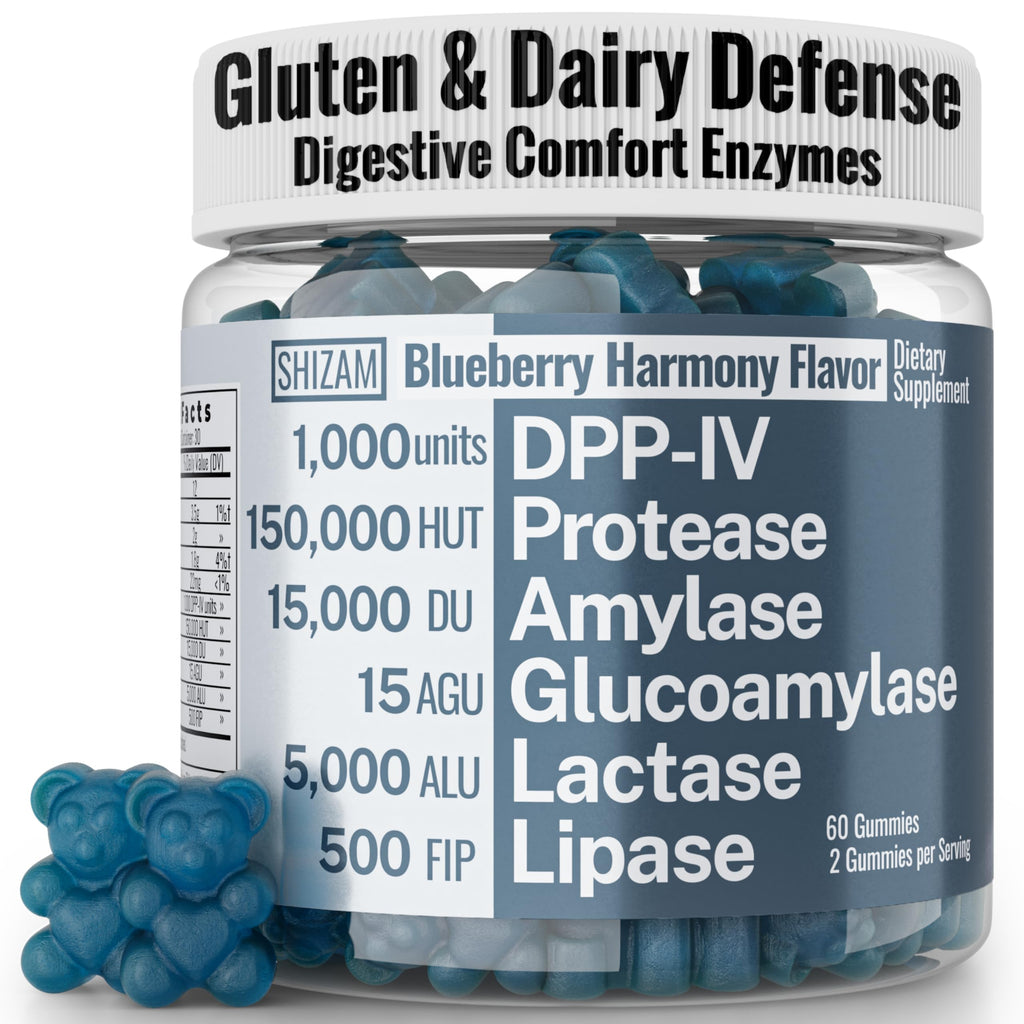 Gluten & Lactase Digestive Enzyme Gummies O71678