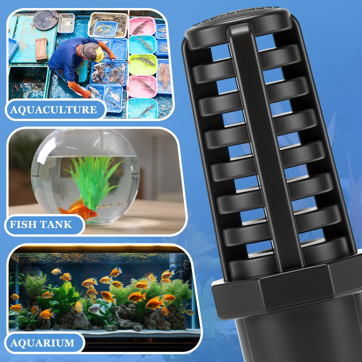 1 Inch PVC Pipe Suction Screen Strainer Aquarium Filter Intake Guard O897