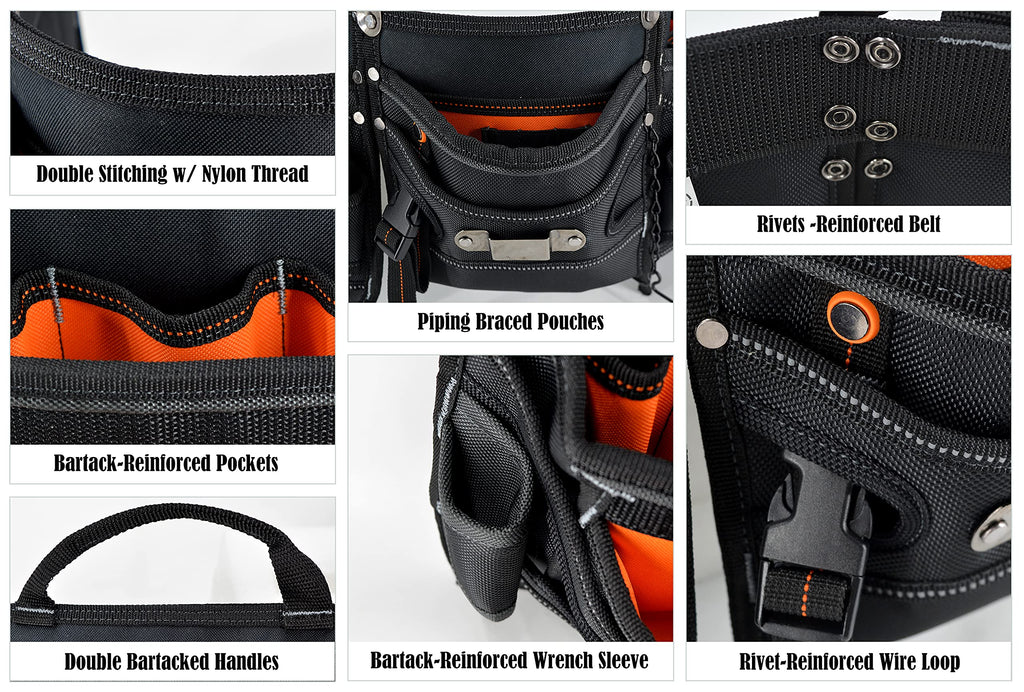 Heavy-Duty 18-Pocket Tool Belt A945947