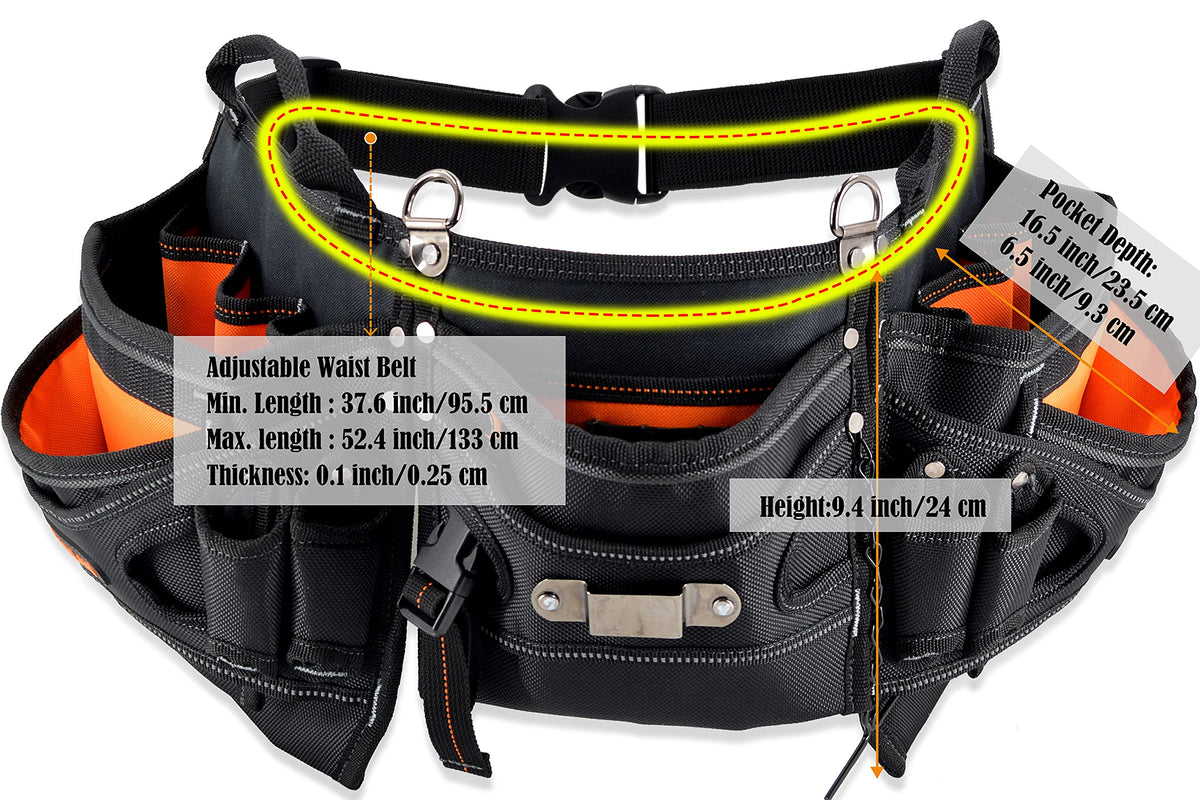 Heavy-Duty 18-Pocket Tool Belt A945947